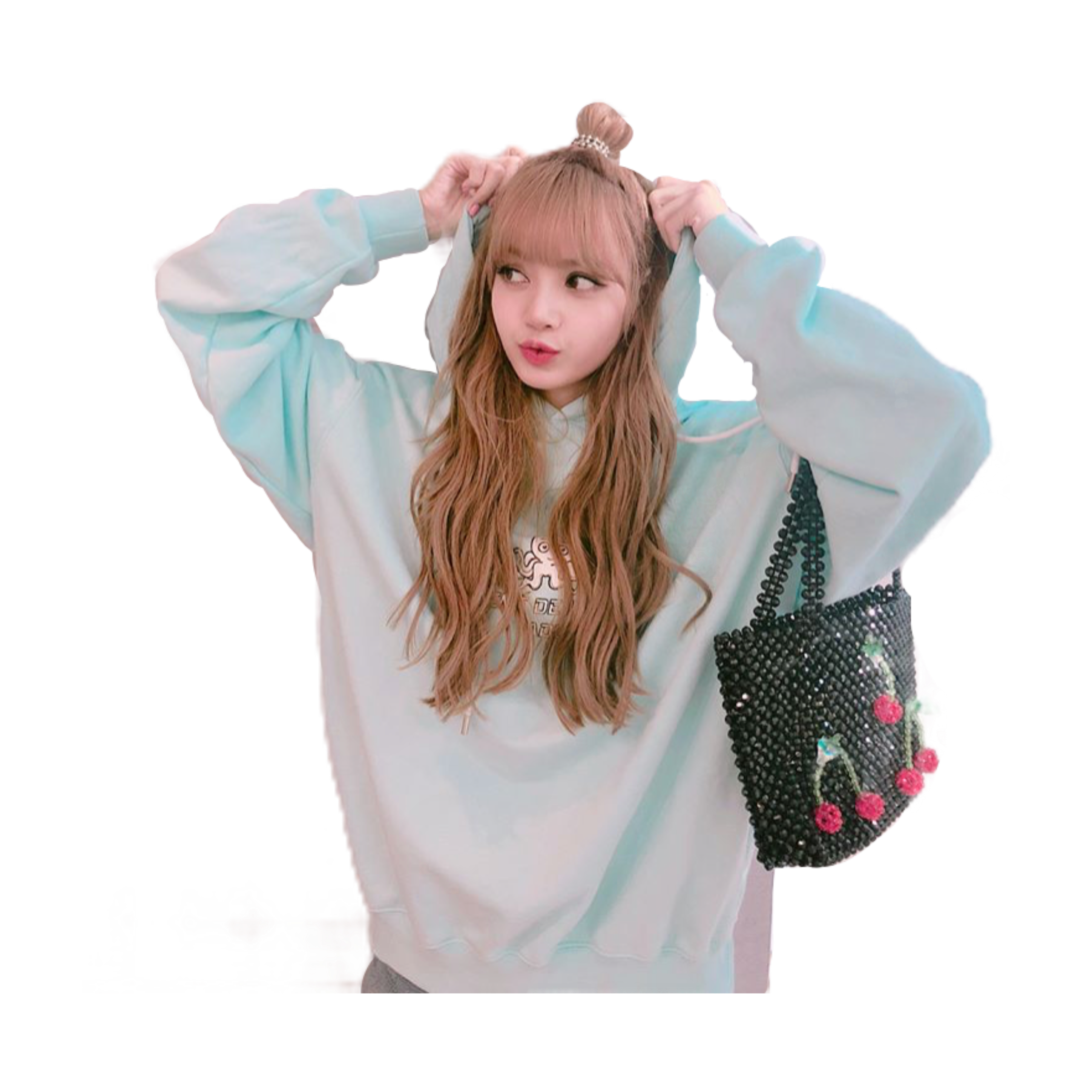 Lisaかわいいゆめかわいい女の子blackpinkk Pop韓国 Sticker By ウシ
