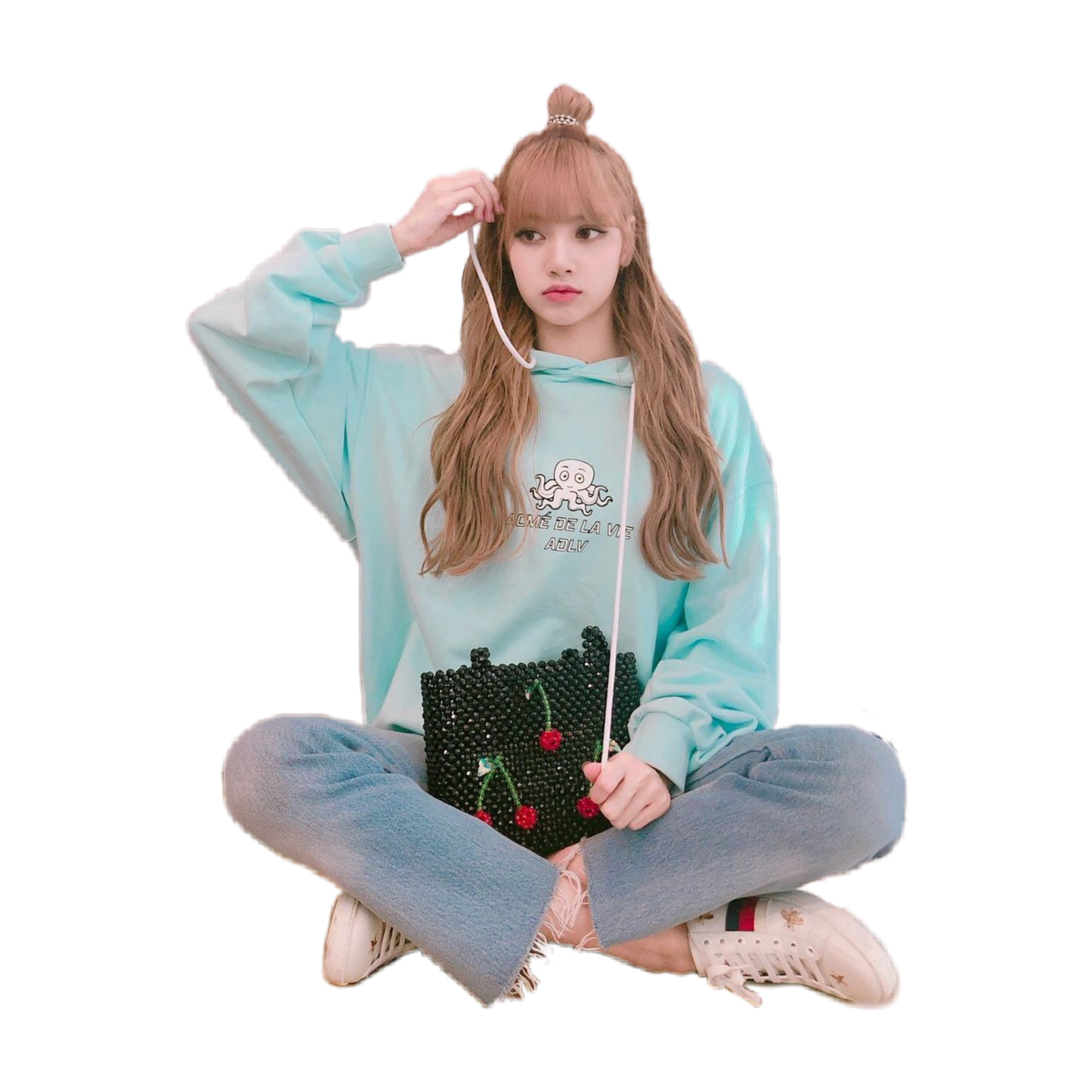 Lisa韓国k Popblackpinkゆめかわいい女の子かわいい Sticker By ウシ