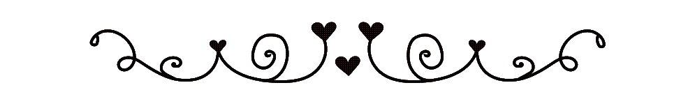 heart divider header textline sticker by @birdiescreations