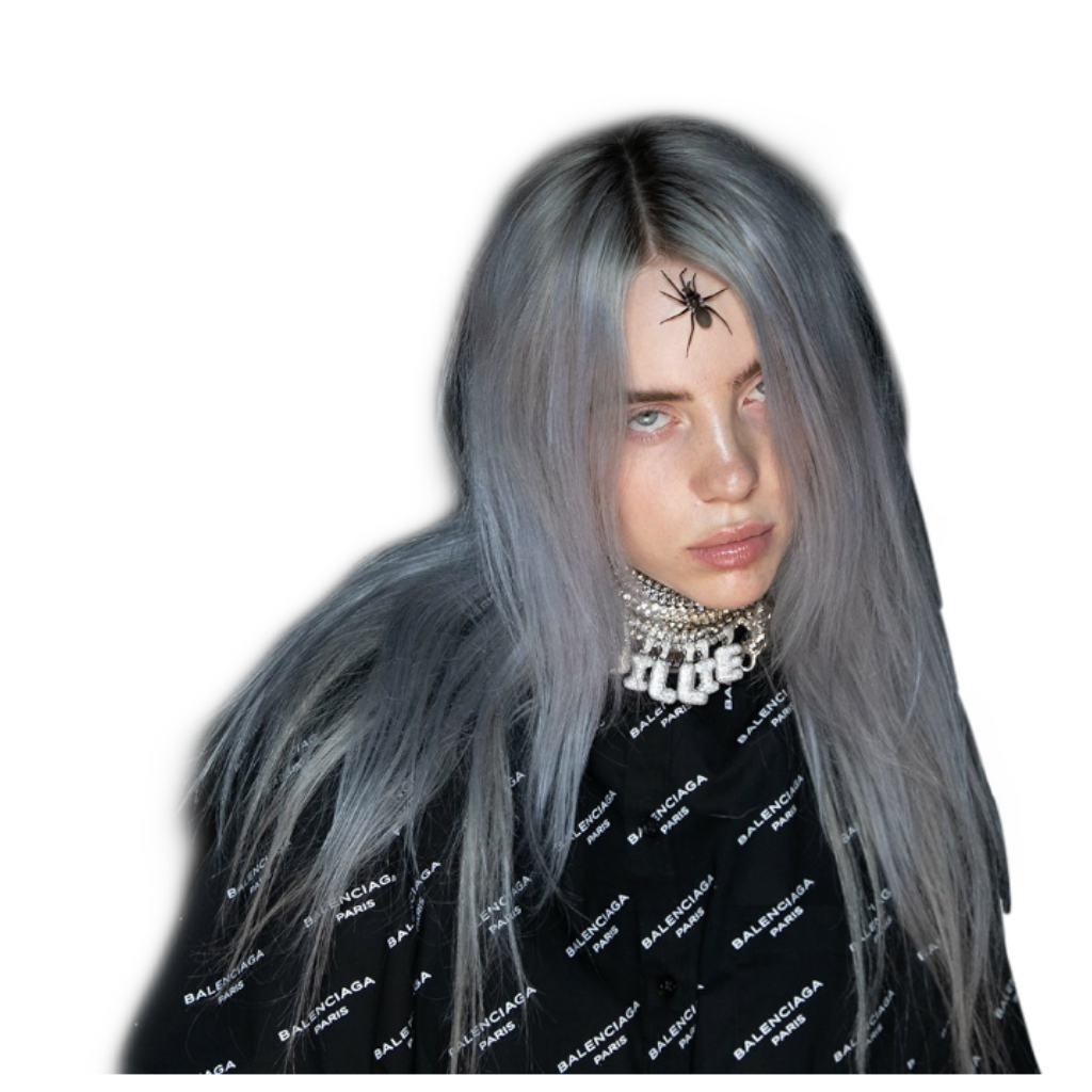 billieeilish billie eilish crown sticker by @xbluecherry