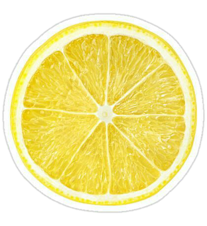 limon pegatina rodaja sticker by @sellyngray359