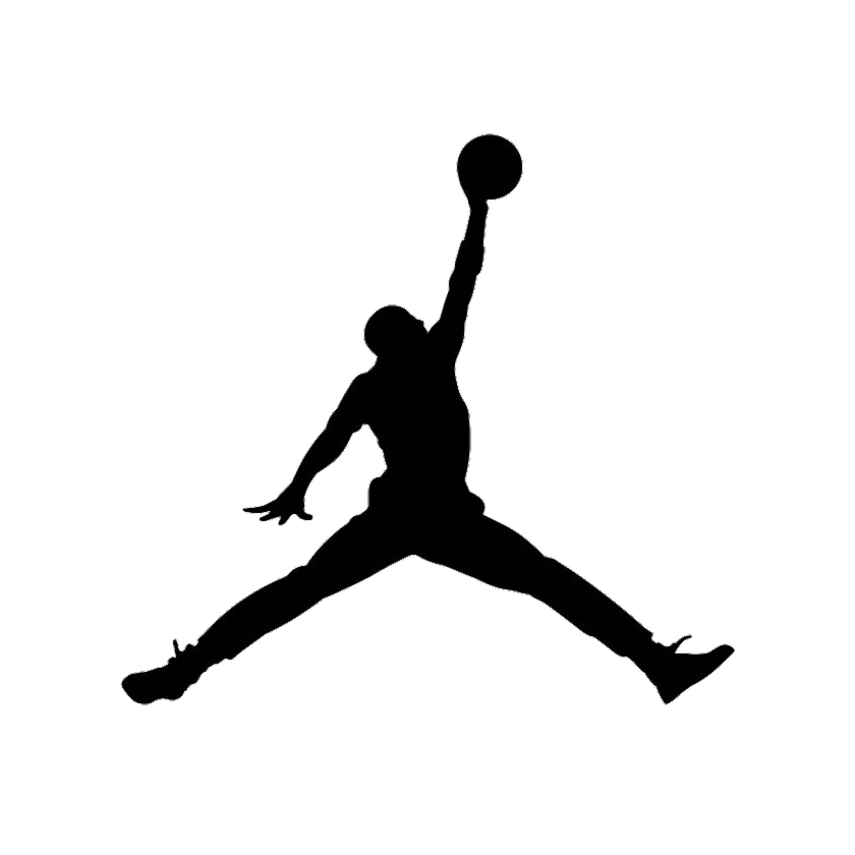 マイケル ジョーダンスポーツバスケかっこいいロゴ黒 Sticker By ウシ