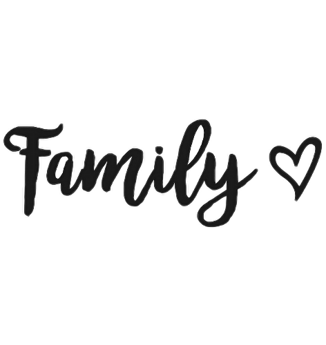 family words - Sticker by --wlkanja--