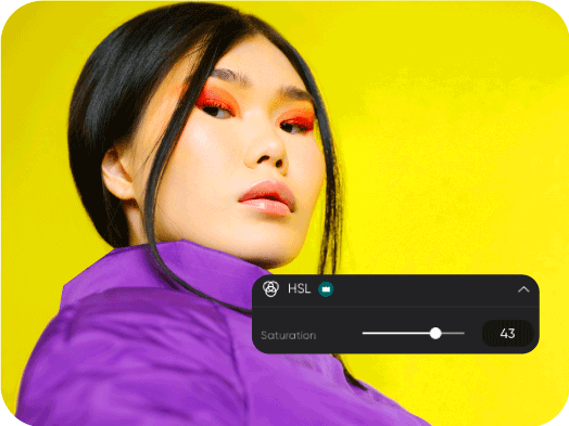 create mood with the saturation 