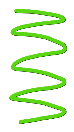 sticker green swirl swirly freetoedit