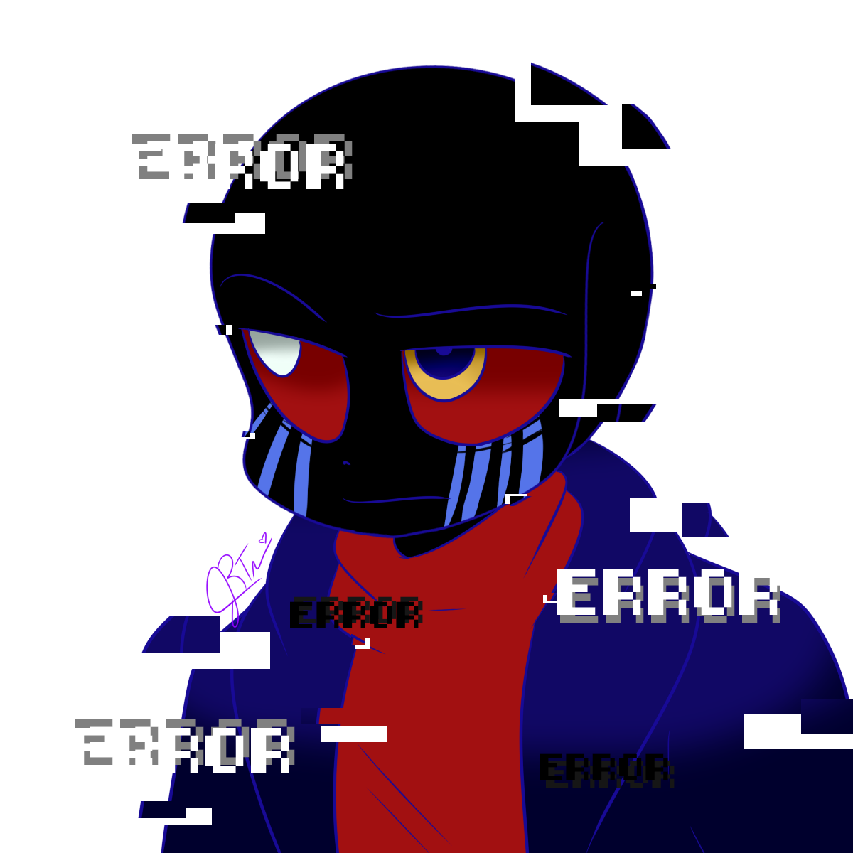 errorsans freetoedit sticker by @lusty-loves-sansy