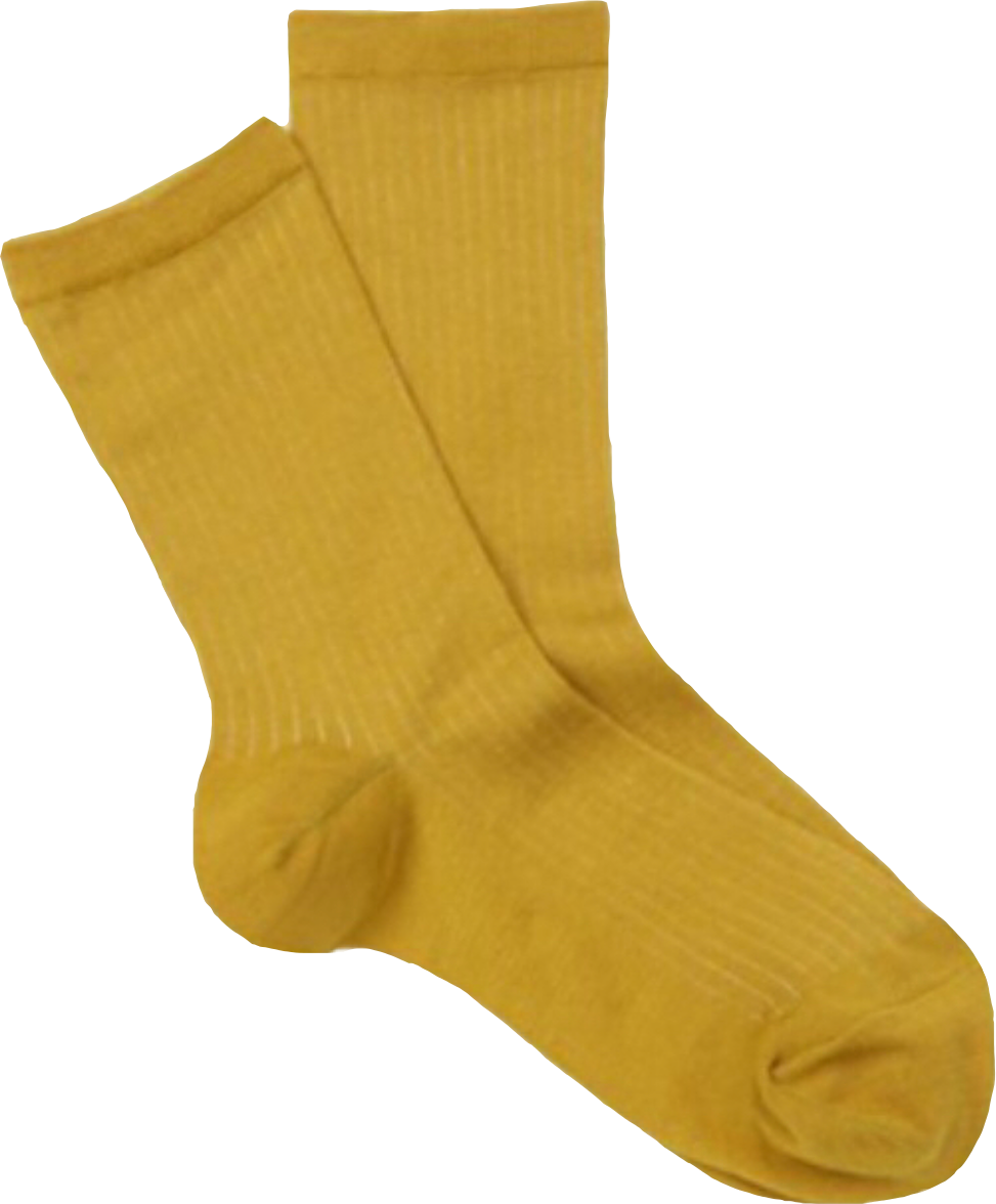 yellow socks aesthetic clothing sticker by @neonnaptime