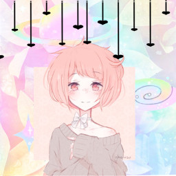freetoedit anime girl tumblr cute