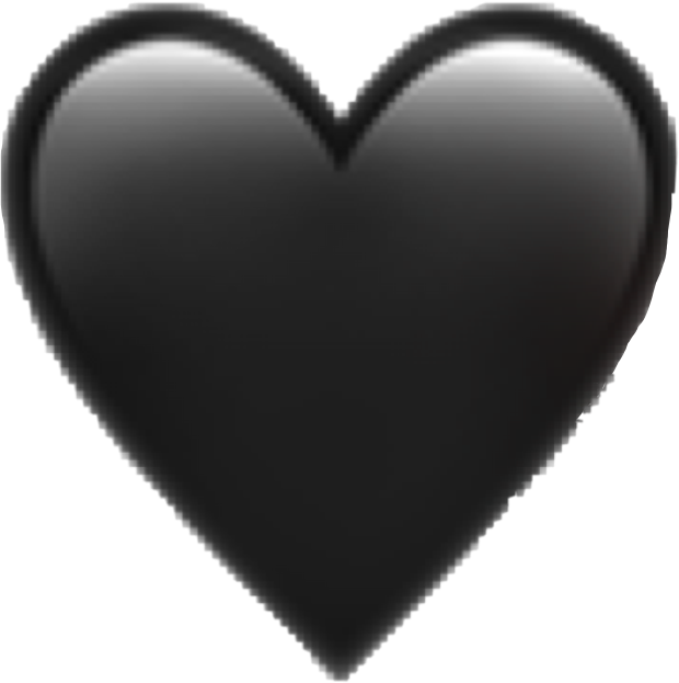Aesthetic Heart Tumblr Love Red Art Black Emoji Freetoe