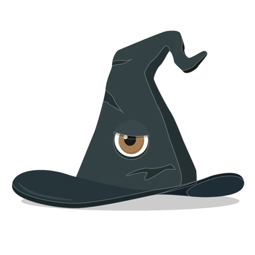魔法帽sticker By 老衲真的不吃肉肉 魔法帽sticker By 老衲真的不吃肉肉