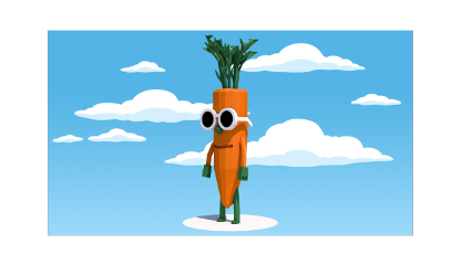 carrot cartoon character popular lowpoly sccarrot freetoedit