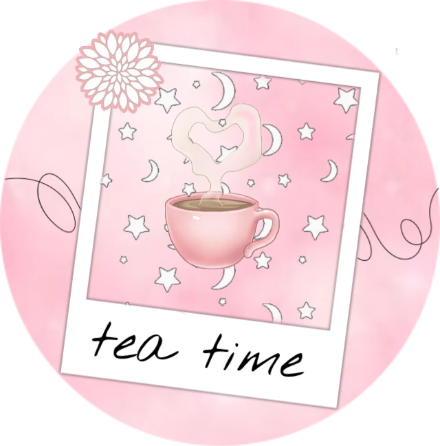 picture Pink Aesthetic Icon Pfp tea pink aesthetic teatime pfp icon