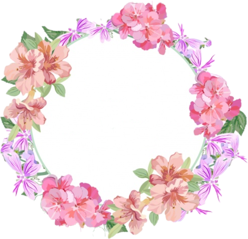 flower flowers crown spring write sticker by gaiadudu