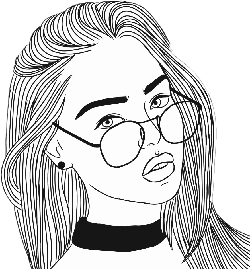 Tumblr Girl Sexy Coloring Pages - Coloring Pages