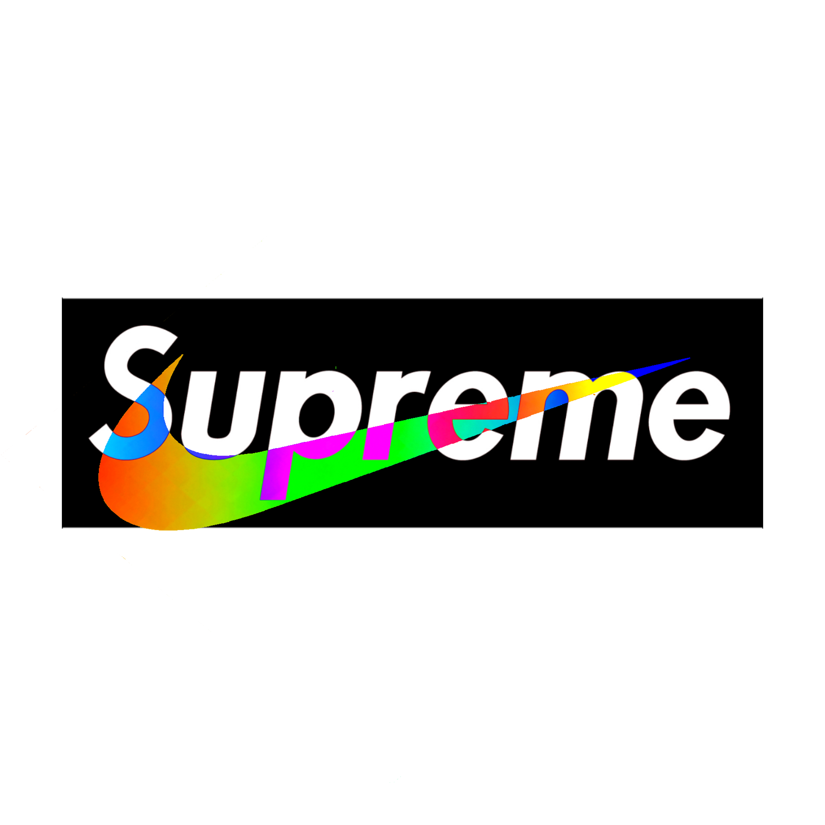 supreme nike freetoedit #supreme sticker by @tooooooki1122