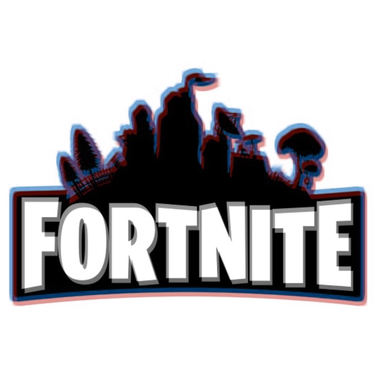 Fortnite Logo With Characters