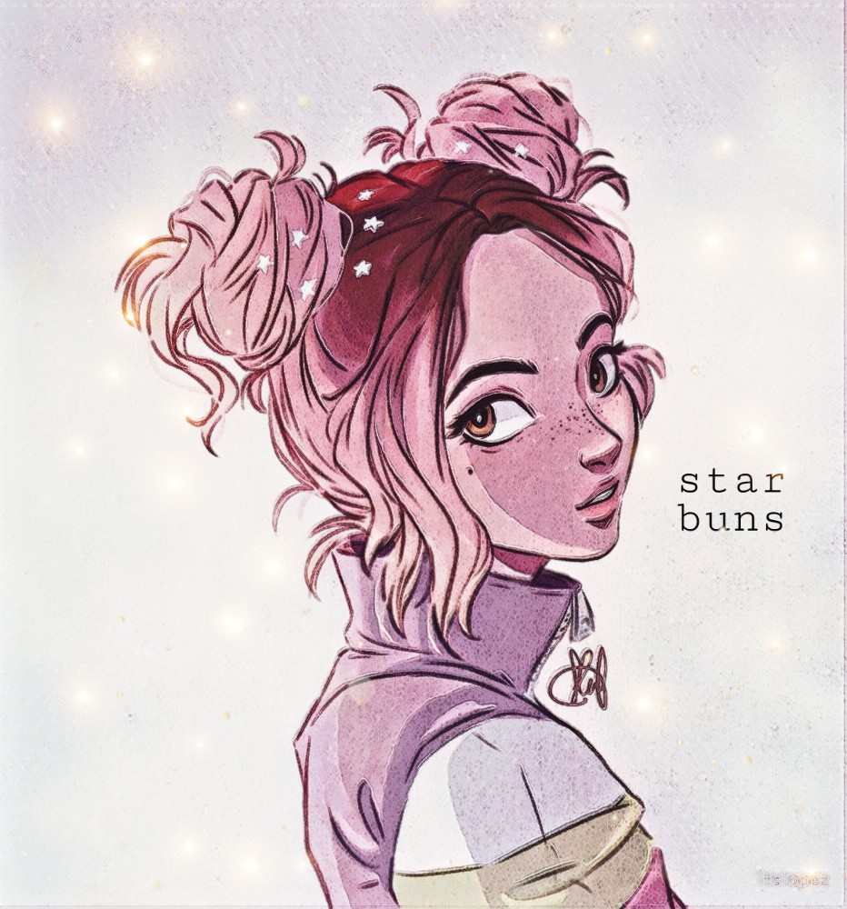 Freetoedit itslopez starbuns drawing girl buns bunbun