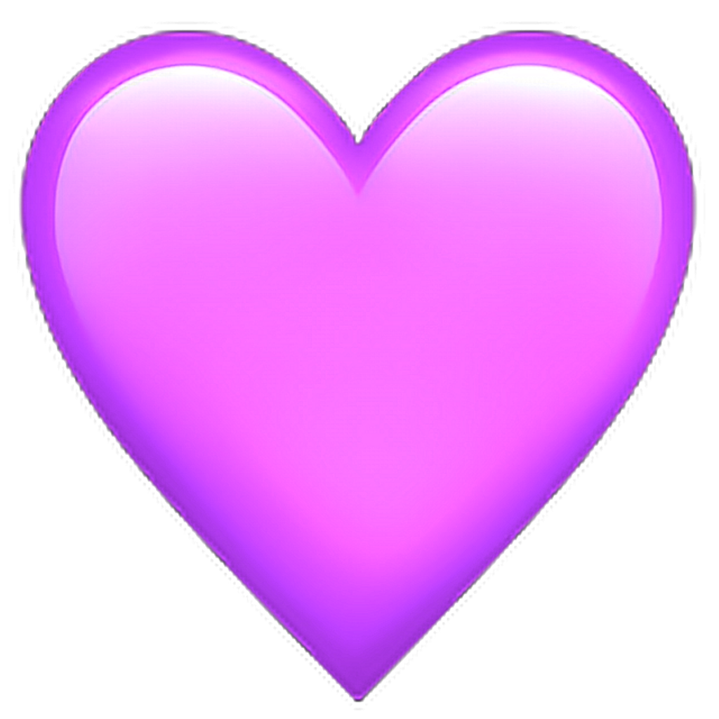 pastel purple emoji heart sticker by @satanicbarbie