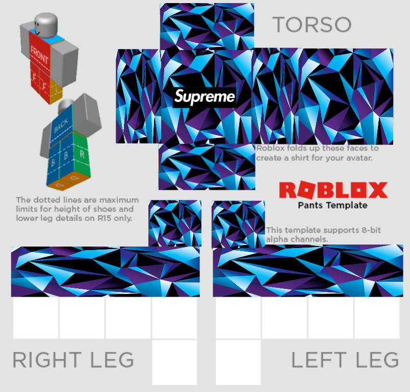 Roblox Shirt Supreme Template