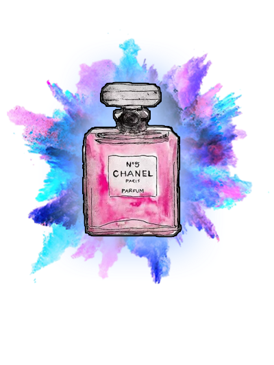 scperfume perfume color watercolor sticker by @raneemo12