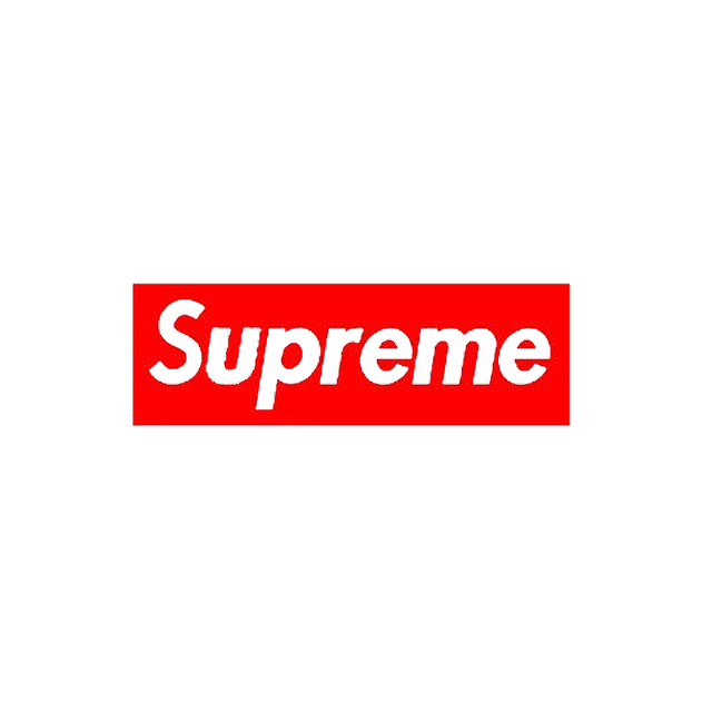 シュプリーム Supreme ロゴ ステッカー 背景透過 Sticker By な な