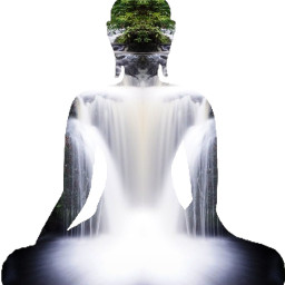freetoedit buddha waterfall mirroreffect ecmirroreffect