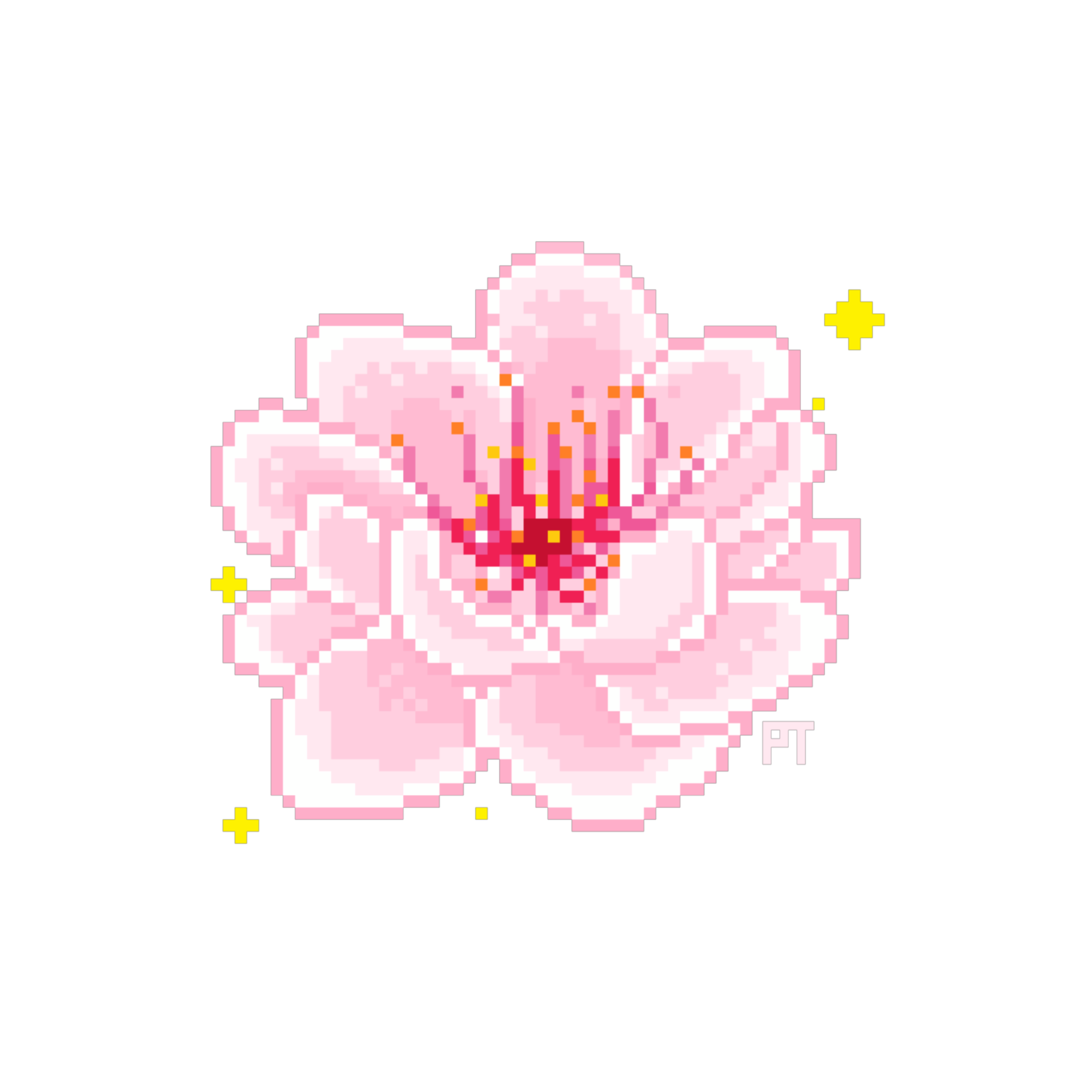 pixel cherry flower pink freetoedit sticker by @moonlight_ay.