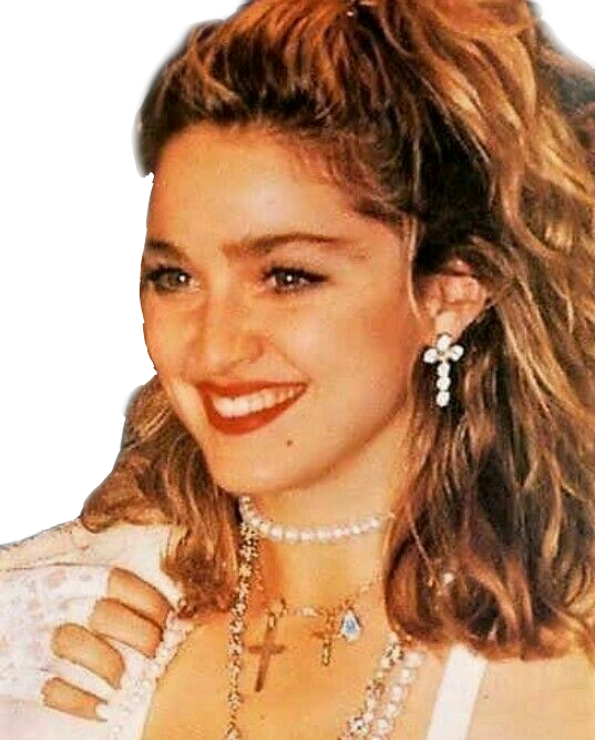 Madonna 80s Sticker By Valentinaluciana55