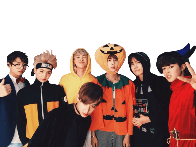 BTS Group Halloween Sticker 🧡🖤 bts bangtan kpop kpope...