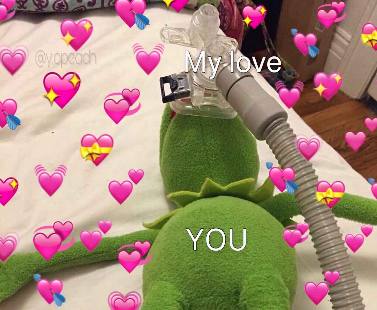 This visual is about selflove loveyourself wholesomemes kermit kermitmeme f...
