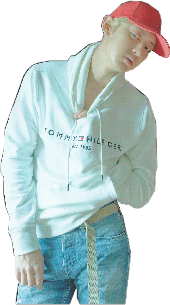 chanyeol tommy hilfiger hoodie