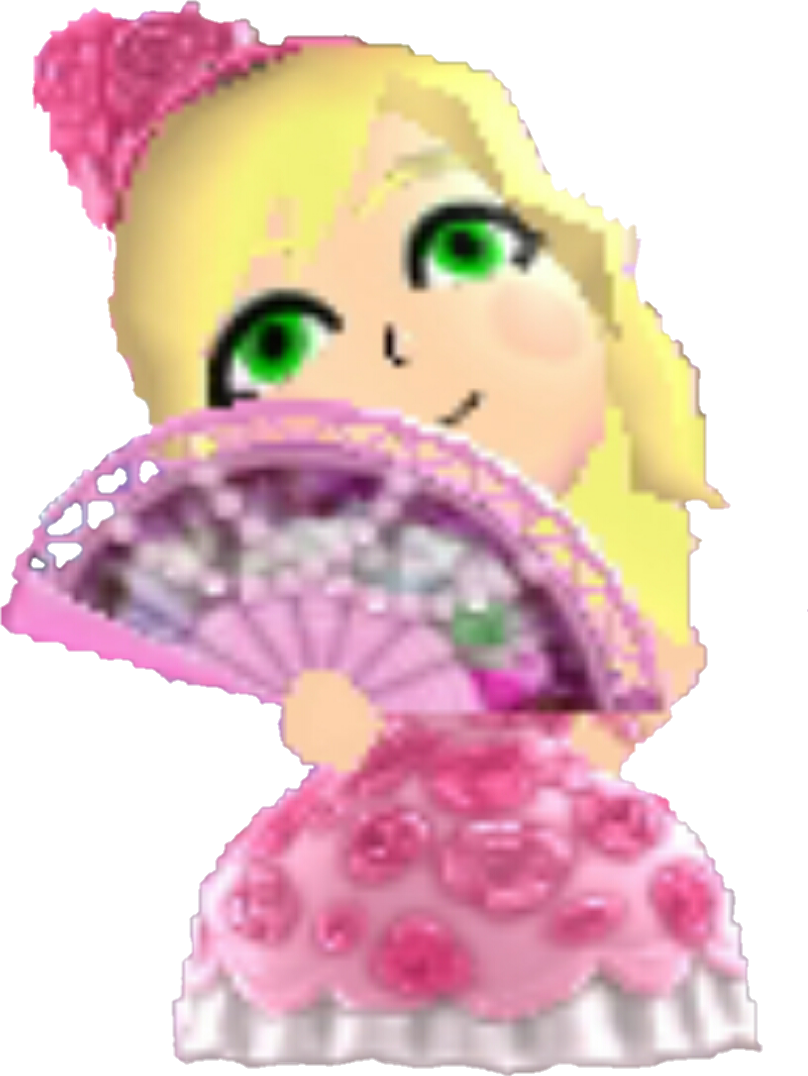 miitopia mii princess render sticker by projectalysa