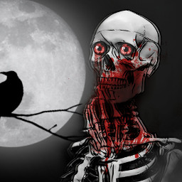 freetoedit halloween2018 horror blood skeleton