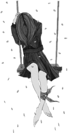 rose blackrose black anime sticker by @__irmakaticiii__