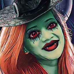 freetoedit funny ugly vampire witch scary