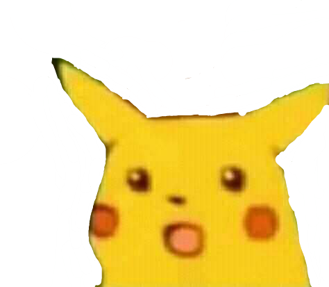 pikachu meme freetoedit #pikachu sticker by @taekook0074