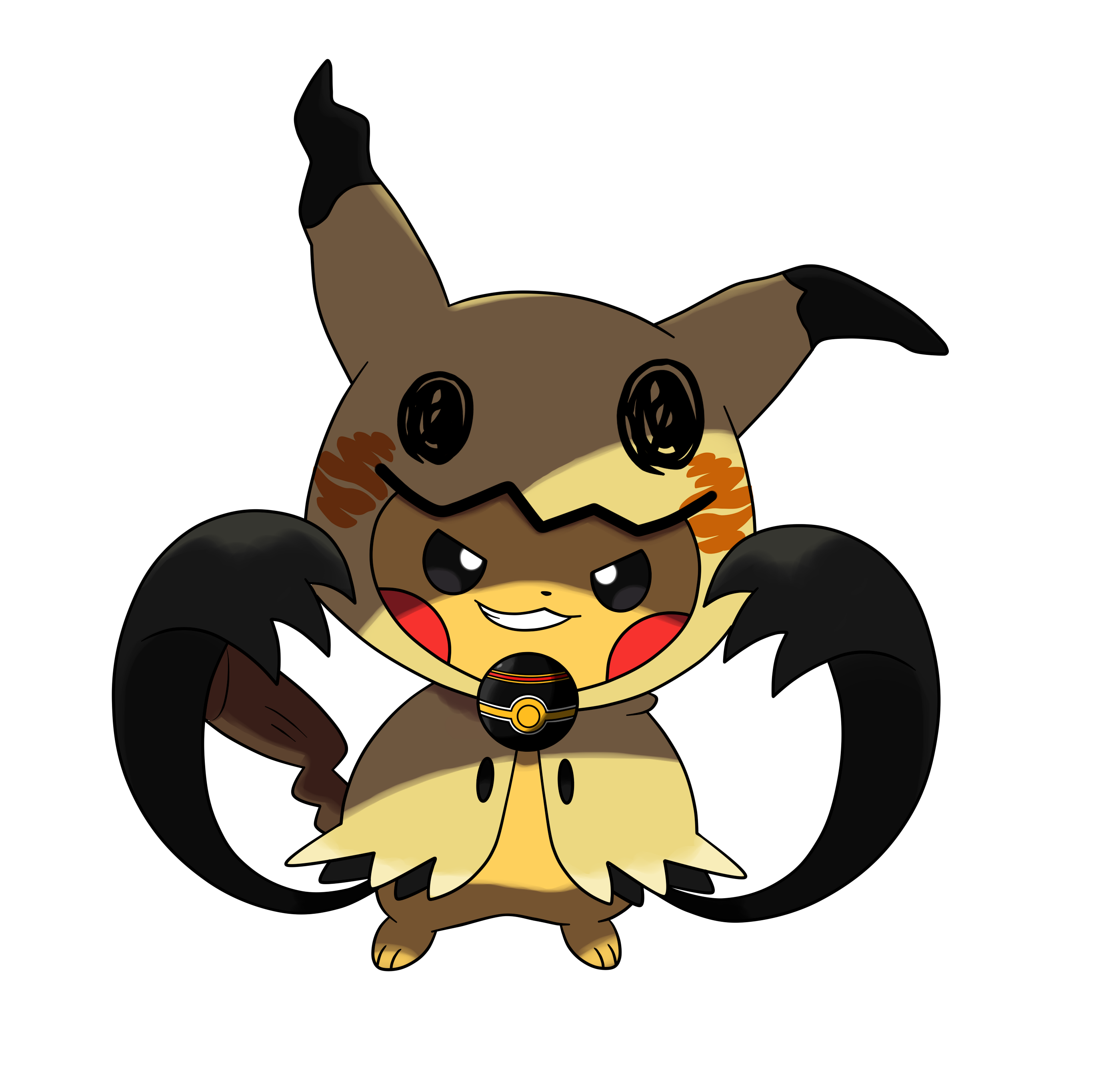 Pokemon Pikachu Mimikyu Cosplay Costume