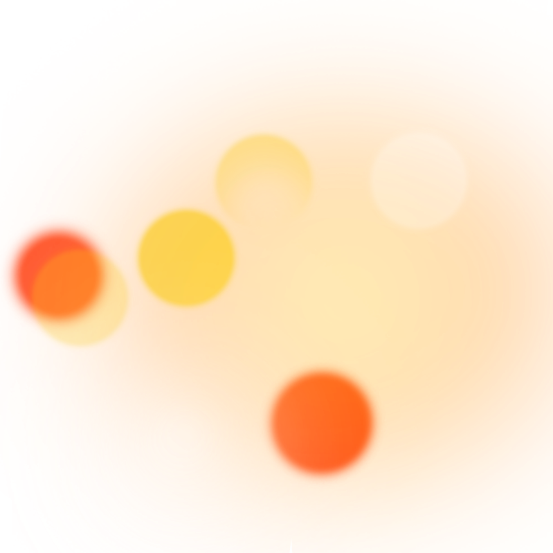 orange and blue bokeh overlay png
