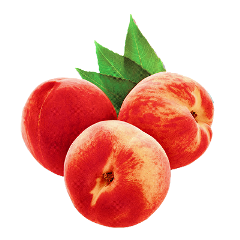 peach fruit food orange freetoedit