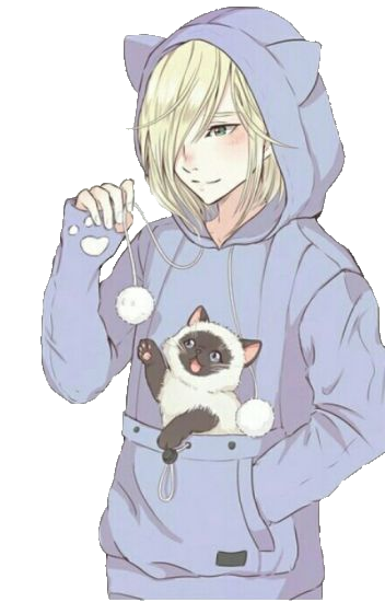 cat anime animeboy freetoedit #cat sticker by @nekogirl_meow