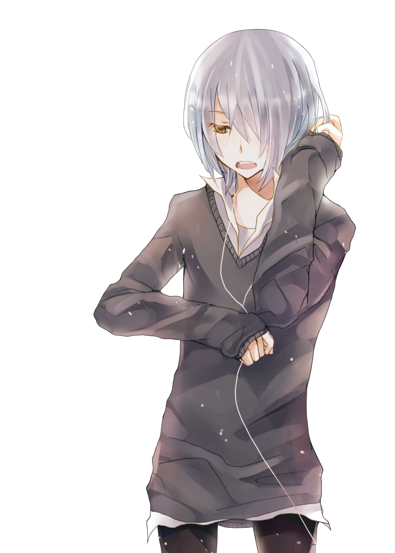 Anime Boy Whitehair Silverhair Freetoedit