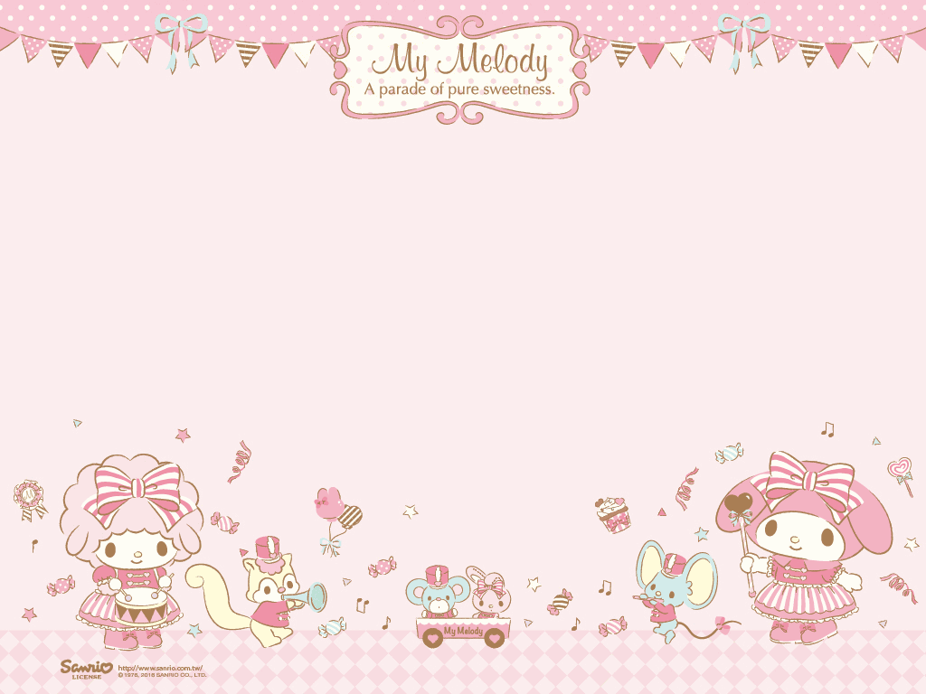 พื้นหลัง beautiful mymelody melody GIF by maneerat