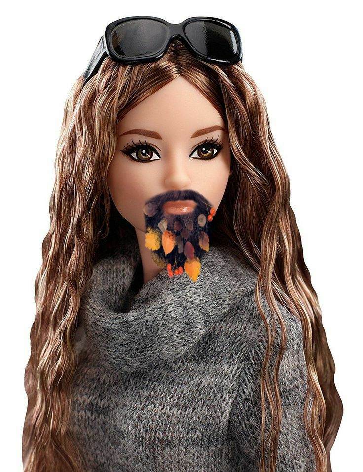 barbie with beard