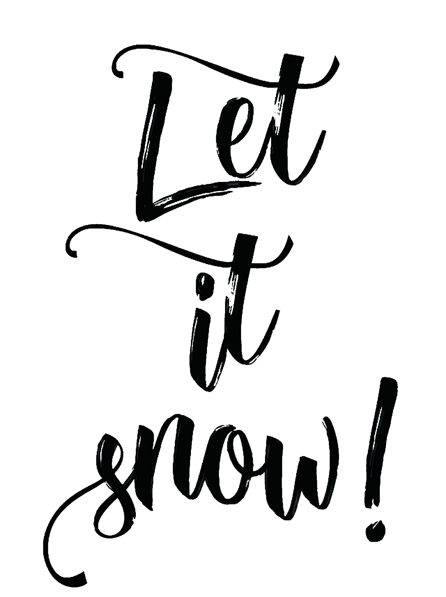 Let It Snow Letitsnow Snow Sticker By Nova