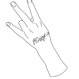 art lineart linearthand arthand hand