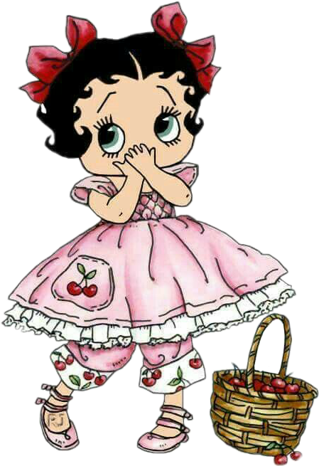 bettyboop cartoon baby cherry sticker by @nrggiulia83