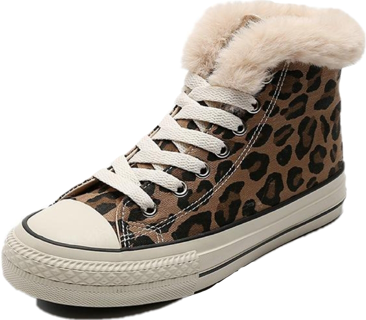 chucks with fur
