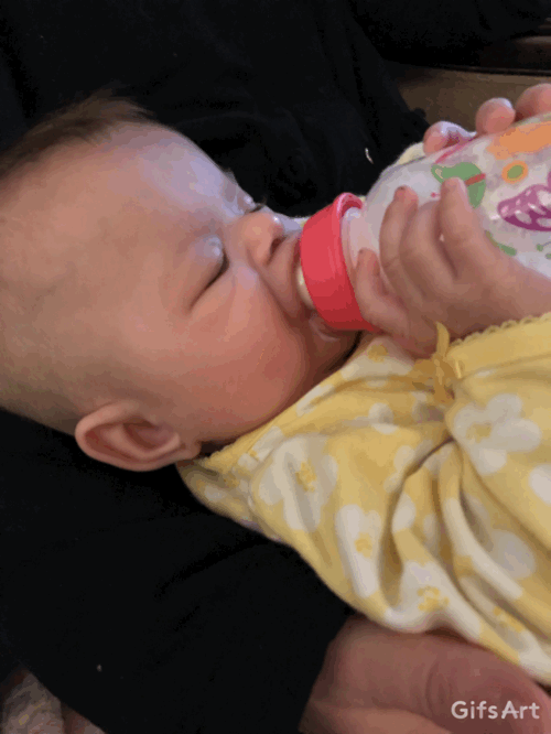 images Gif Sleepy Baby gif baby bottle sleepy gif by kimmy