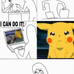 freetoedit meme pokemon icandoit pokemonmeme