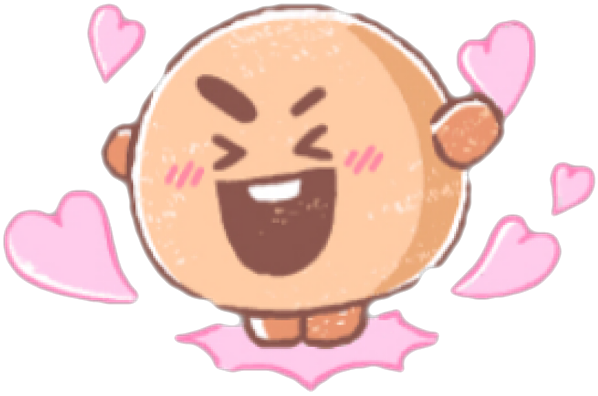  bt21  shooky love heart  Sticker by Sana 